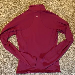 Lululemon Raspberry pink zip up jacket